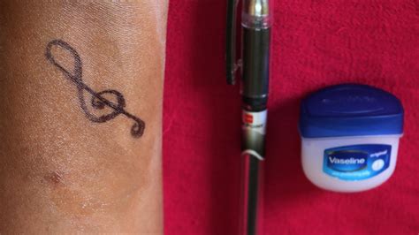 How to Make a Tattoo with Paper and Pen: And Why Bananas Might Be the Secret Ingredient